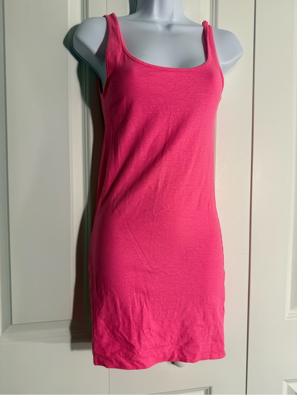 H&M Hot Pink Mini Tank Dress